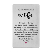Wife Mother's Day Card from Husband - Romantic Wife Birthday Easter Wedding Mother's Day Easter Gifts