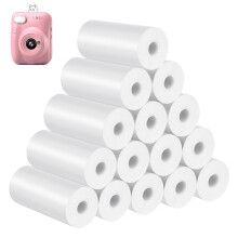 15 Rolls Thermal Paper for Kids Instant Cameras - 57 x 25 mm, Zero Ink Printing, Easy to Replace, BPA-Free Refill Paper Compatible with Mini and Kids