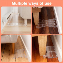 2er-Pack Couch-Wandabstandshalter, Möbelwandschoner, Verstellbare Couchstopper Gegen Verrutschen und Türstopper