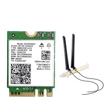 AX200NGW WiFi 6 Card+8DBI Antenna 2.4G/5Ghz  5.2 WiFi Adapter 2974Mbps Wireless Network Card for Win10 11