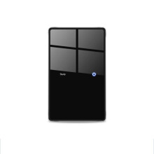 Tuya Zigbee DIY Name  US Black Touch Panel  Display Screen Light  Work with  Life App 1 Gang