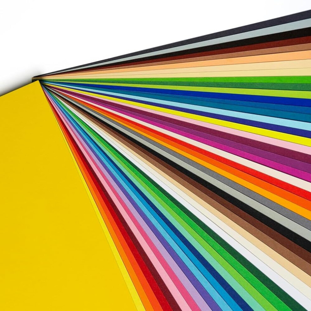 Photos - Office Paper Hawksbill 130GSM A4 Coloured Paper Assorted 50 Pack for Origami Arts Craft Printing DIY & Office Use HBMX1793