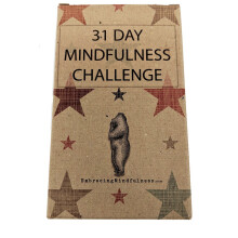 31 Day Mindfulness Challenge Cards - Take One a Day for a Month of Mindfulness - Great Stocking Filler or Secret Santa Gift