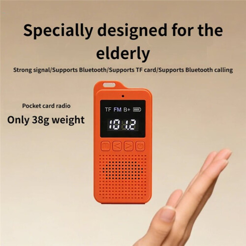 Retro Pocket Radio  Multi-Function AM/FM Radio for Gifts Multicolor for Elderly 1
