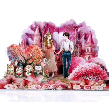 CUTPOPUP Love is in the Air Pop Up Anniversary Cards, 3D Happy Valentines Cards, Wedding Anniversary Card for Him Her Wife Husband Mum Dad Grandma,
