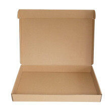 PACK4YA 420?280?50mm Small Parcel Postal Boxes Royal Mail PiP Corrugated Cardboard Boxes for Posting, Large Brown Mailing Postage Shipping Boxes for