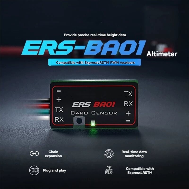 Expresslrs ERS-BA01 Altimeter View Real- Elevation Data Compatible with ExpressLRS ...