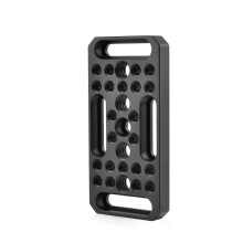 MINIFOCUS Video Switching Cheese Plate Camera Easy Plate for Railblocks Short Rods DSLR Camera Cage Rig Expansion Mounting