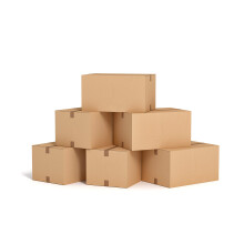 Ambassador Packing Carton Cardboard Box Single Wall Strong Flat-packed 482x305x305mm Ref SC-18 [Pack of 25] , 307581