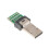 10 Stuks -USB-Connectoren voor  S2/S3 MULTI Micro-Camera Data 15-Pins USB PCB-Connector Platte Micro-USB-Stekkeradapter 7