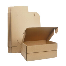 Corrugated Cardboard Shipping Boxes, 200?145?45mm Royal Mail Small Parcel PiP Postal Boxes, Brown Mailing Boxes for Business, Posting, Storing or Gift