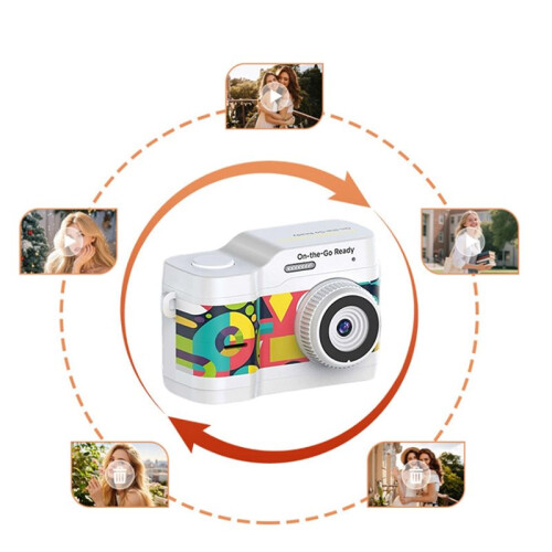 Câmera de Ação HD 1080P de 0,96 Polegadas com Suporte para Cartão de Memória - Câmera de Vídeo Compacta para Chaveiro C 2