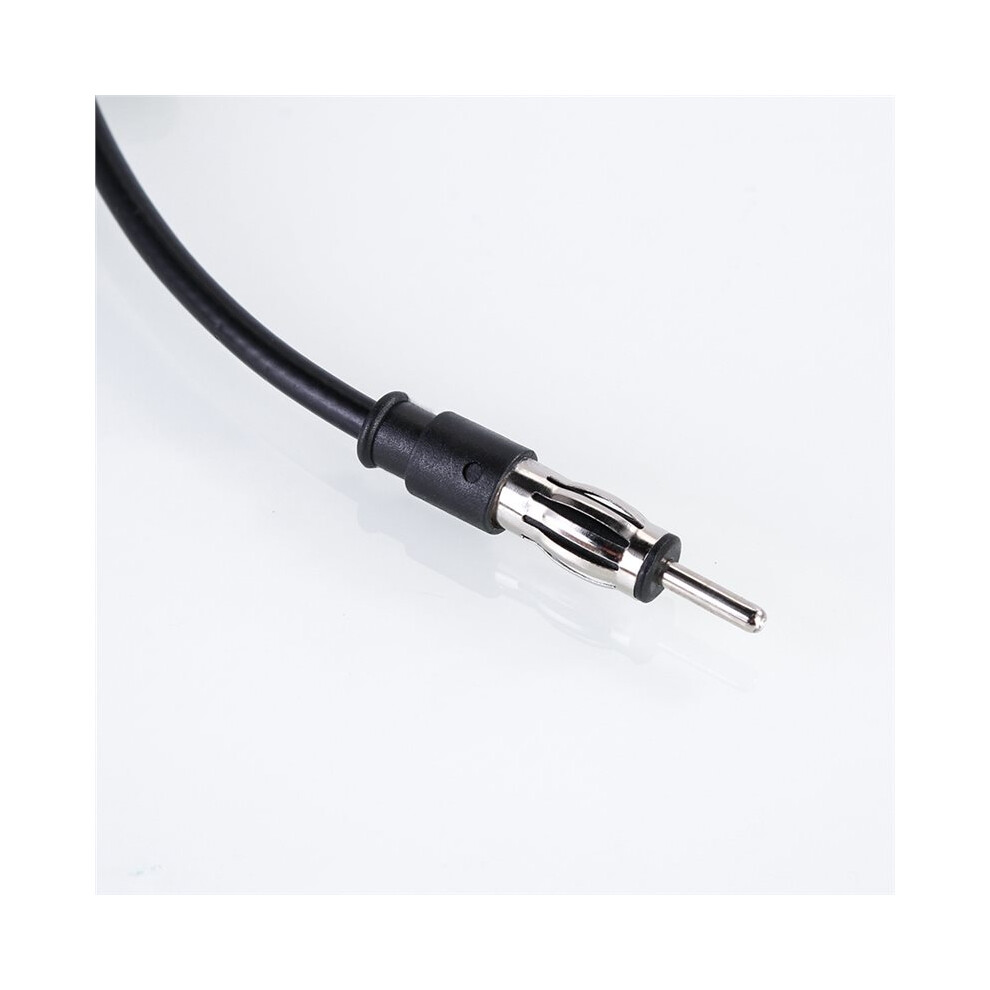 Car Stereo Antenna Fm Aerial Splitter Cable Adapter 12V Radio Signal Amplifier Antenna Signal Booster Fm Amplifier Red 4711359342449