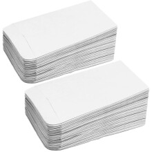 100Pcs Small White Seed Envelopes - Mini Kraft Paper Packets for Coins, Wages, Beads or Stamps (10x6cm/3.9x2.4inch)
