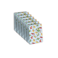Clairefontaine 32475-3Cpack - A Set of 6 Excellia Gift Bags- Medium size - 21,5x10,2x25,3cm - 210g - Design : Dragons- Gift wrapping, Ideal for Books,