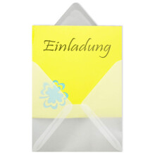 FarbenFroh by GUSTAV NEUSER 100x square envelopes in transparent white - 15.5 x 15.5 cm - without window, with wet glue - 92 g/m? - for invitation