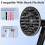 Large Diffuser Attachment for  FlexStyle, Upgraded Diffuser Nozzle for Dryer Faster and Define Wavy, Curly Hair Black 5