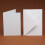 A6 Blank White Hammer Cards and Smooth C6 Envelopes (25) 1
