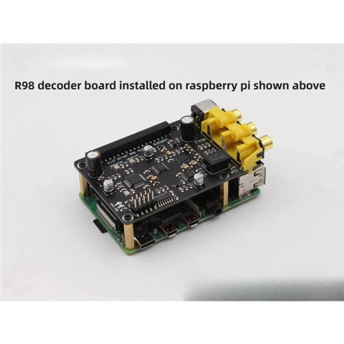 R98 for Raspberry Pi DAC Decoder Board 3B 4B Expansion Board I2S IIS 384K DSD256 Hard Solution 2