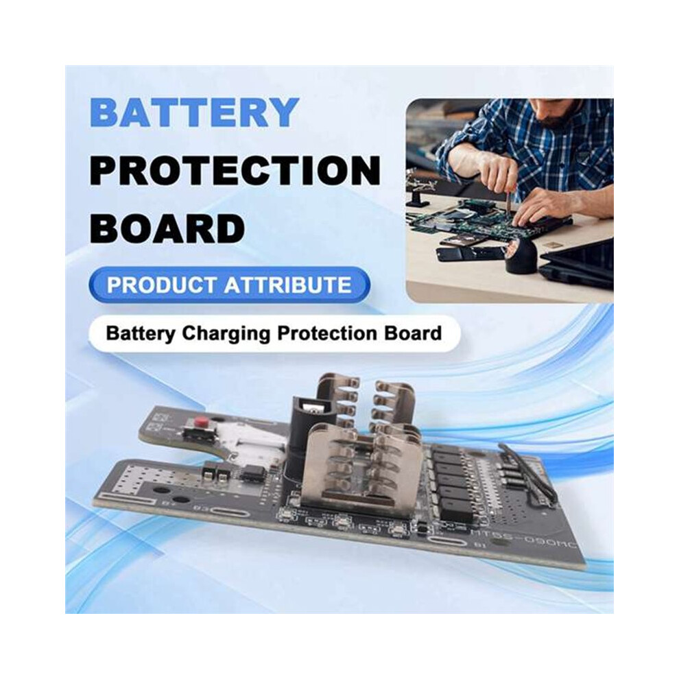 2Pcs Battery Protection Board For 18650 Power Tool 6Mos 21V Lithium Battery Pack Protection Circuit Board Module 6032556363593
