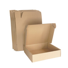 Corrugated Cardboard Boxes, 275?223?65mm Royal Mail Small Parcel PiP Postal Boxes, Brown Mailing Boxes for Business, Posting, Storing or Gift (10