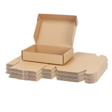 RLAVBL 25 Pack 229x153x51 mm (9x6x2 in) Shipping Boxes Small Brown Corrugated Cardboard Box for Packing Mailing
