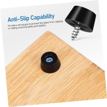 60pc Plastic Furniture Leg Pads Non Slip Cutting Board Feet Protectors Easy Install Wide Application,Table Mat Protector