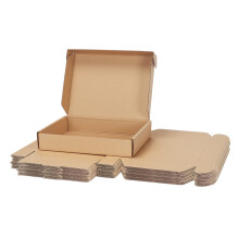 RLAVBL 25 Pack 280x204x51 mm (11x8x2 in) Shipping Boxes Brown Corrugated Cardboard Box for Packing Mailing