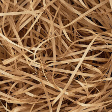 Brown Shredded Tissue Paper for Gift Boxes & Hampers, 100g Soft Hamper Filling and Packaging Filler, Shreds Stuffing Paper Suitable Party Baby Shower
