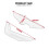 Motorcycle Side  Protector Scrape Guard Body Decoration Stickers Accessories for  X-MAX 125/300 2023- 7
