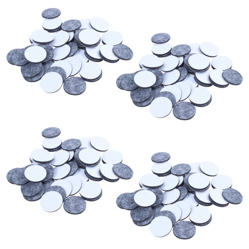 200 Pz Rotonda Forma Feltro Tabelle Ottomani Grigio 1