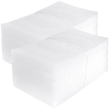 High-PQ Bubble Pouches Wrap, Clear Not Self-Seal Bubble Out Bags with Double Walled Cushioning, Ideal for Packing, Shipping, Storage, Moving