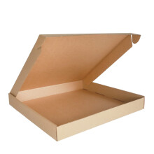 PACK4YA 360?353?43mm Medium Parcel Postal Boxes Royal Mail PiP Corrugated Cardboard Boxes for Posting, Large Square Brown Mailing Postage Shipping Box