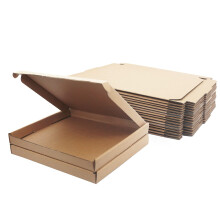 Corrugated Cardboard Shipping Boxes, 230x178x20mm Royal Mail Large Letter PiP Postal Boxes for Posting, Brown Packaging Mailing Boxes for Business,