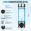 Performance Hydrogen Water Generator Bottle SPE+PEM Dual Chamber Lonizer + PPB& Display Electrolytic Hydrogen Water 7
