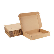 HORLIMER 20 Pack Shipping Boxes, 11x8x2 inches Brown Corrugated Cardboard Mail Boxes, Packaging Boxes for Mailing, Business