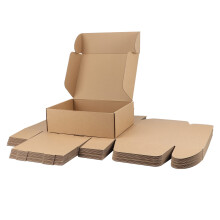 RLAVBL 20 Pack 305x229x102mm (12x9x4 in) Shipping Boxes Brown Corrugated Cardboard Box for Packing Mailing