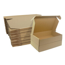 Corrugated Cardboard Shipping Boxes, 23?16?5cm Royal Mail Small Parcel PiP Postal Boxes, Brown Packaging Mailing Boxes for Business, Posting, Storing