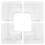 Drill-Free Solar Panel Mount 4 Piece Solar Panel Bracket and Foot Pad Ideal for RVs, , Trailers, Boats 3