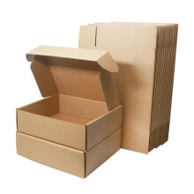 Corrugated Cardboard Shipping Boxes, 25?20?7cm Royal Mail Small Parcel PiP Postal Boxes, Brown Packaging Mailing Boxes for Business, Posting, Storing