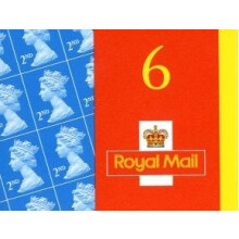 6 x 2nd Class Standard Stamps Royal Mail Post Office