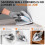 Drywall Corner Sander with 12PCS 9 Inch Sanding Discs, Semi-Circular Hook and Loop Backing for Efficient Sanding 5