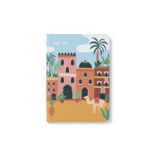 Letts Wanderlust A6 2024 week to view diary - Marrakech