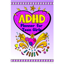 ADHD Planner for Teen Girls: A simple to use daily or weekly checklist notebook designed to appeal to teenagers and young people with disorganized and