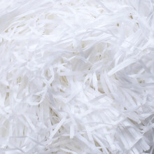 White Shredded Tissue Paper for Gift Boxes & Hampers, 100g Soft Hamper Filling and Packaging Filler, Shreds Stuffing Paper Suitable Party Baby Shower