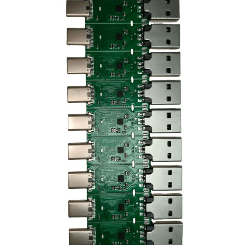 10pcs 128MB USB2.0 Flash Drive Dual-Interface High-Speed Chip Semi-Finished for Mobile Phone and Computer Large-Capacity 2