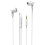 Hama In-Ear-Headset JOY Flachbandkabel Weiß 2