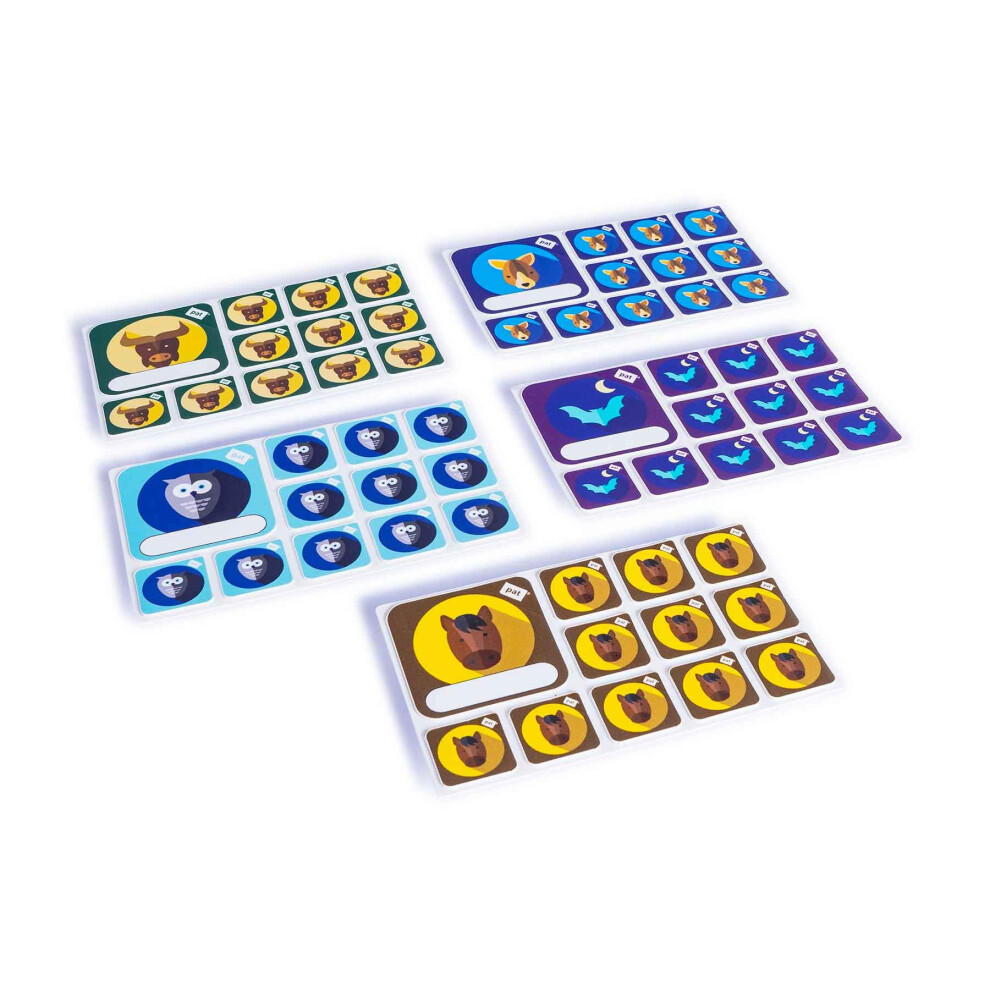 Photos - Educational Toy PATboard Scrum Board and Kanban Board Team Icon Set - Animals  - Set of 5 - nanocups for Glass Icons(Buffalo)