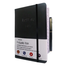 Lunaana Password Book, Password Book with A-Z Index, with Gel Pens, Organiser for Internet Addresses and Passwords, Space for 480 Passwords, with Pen