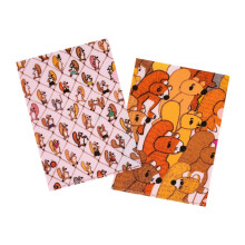 Hobonichi Techo Accessories ? 100% Orange: Hobonichi Folder Set of 2 for A5 Size (Squirrel Squadron)